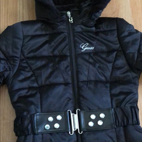 Black guess puffer jacket - Picture 3 of 5